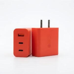 65W GaN 3-in-1 Multi Port Charger Compatible with iPhone, iPad