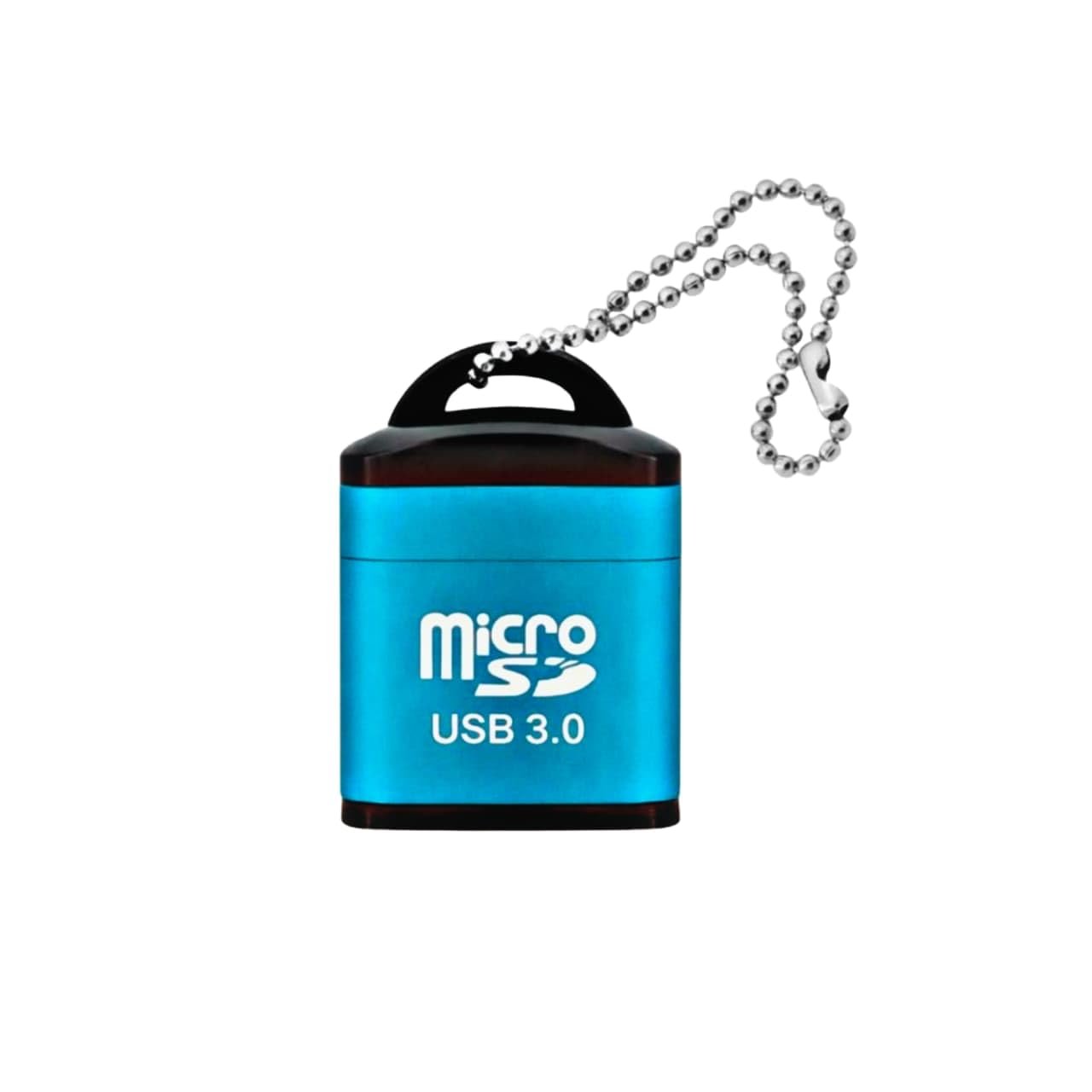 Pack of 2 Mini Micro SD Card Reader, USB 3.0, Compact with Keychain
