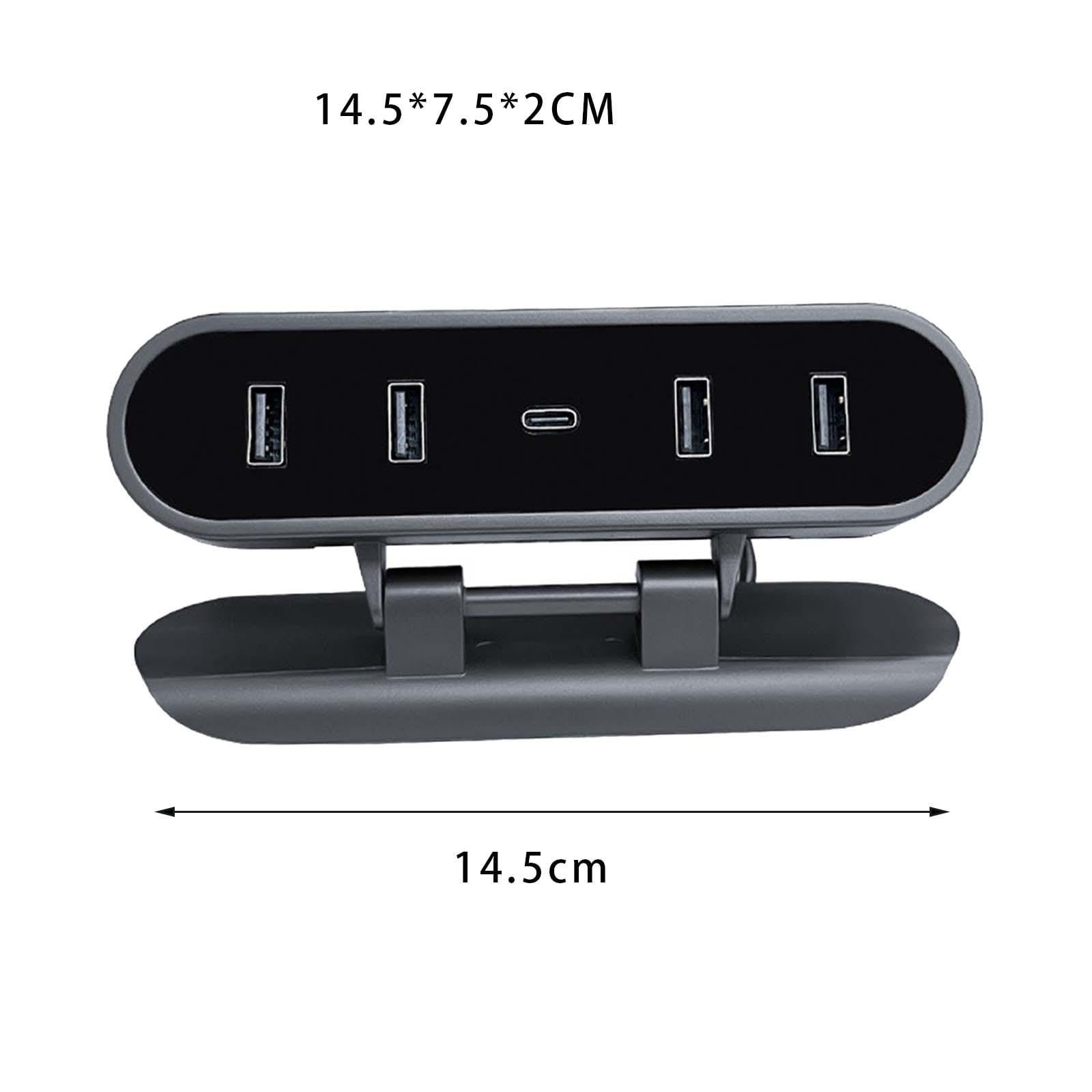 Generic USB Hub Docking Station Extension Accessory Compatible with Tesla Model 3 Y Stylish