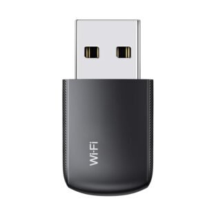 Wireless USB WiFi Adapter | 300 Mbps USB 2.0 Network Adapter | Plug & Play | Supports Windows | Compact Design | Black
