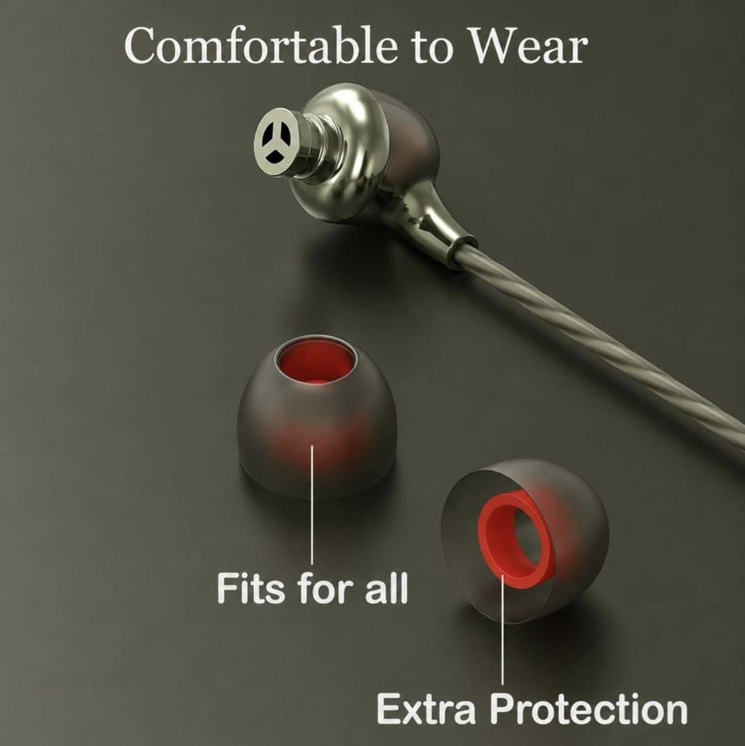 VAMIKO Type-C Wired Earphones with 10mm Speaker Driver
