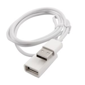 Generic USB 2.0 Type A Male to Female Extension Shielded Cable 3.3Ft Long White