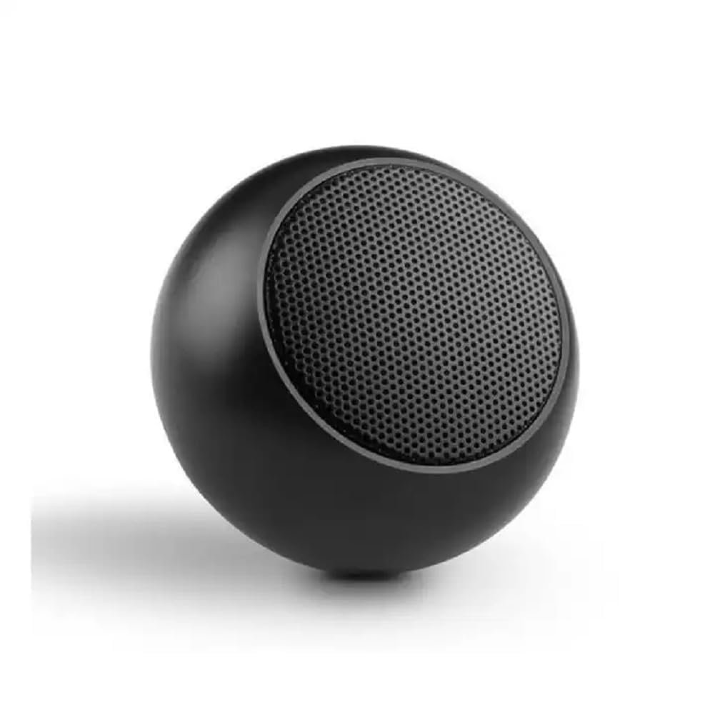 Portable Wireless Bluetooth Mini Speaker with HD Sound, Heavy Bass, TWS Pairing, Rechargeable Battery, Compact Metal Body, Bluetooth 5.0 Speaker for Mobile, Laptop & Tablet (1)