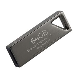 64GB USB 3.0 Metal Pen Drive High Speed Flash Drive for Laptop, PC, Smart TV, Car Music Player | Water Resistant & Durable Metal Flash Drive for Backing Up Files, Pictures, Videos & Docs