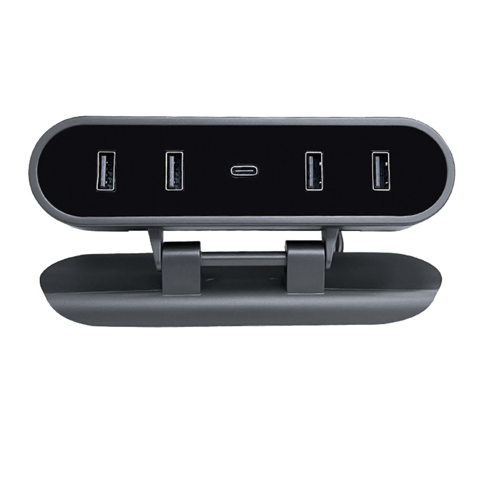 Generic USB Hub Docking Station Extension Accessory Compatible with Tesla Model 3 Y Stylish