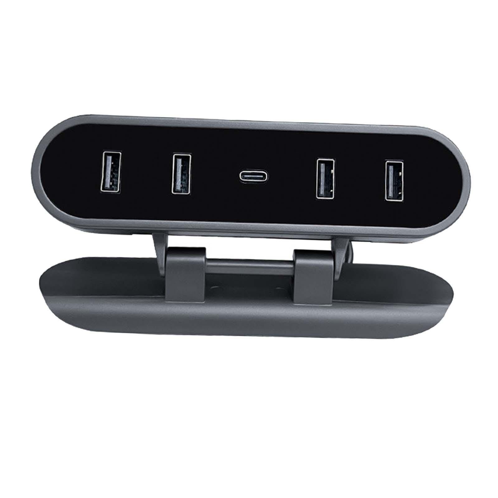 Generic USB Hub Docking Station Extension Accessory Compatible with Tesla Model 3 Y Stylish