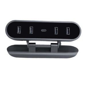 Generic USB Hub Docking Station Extension Accessory Compatible with Tesla Model 3 Y Stylish