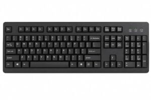 USB Keyboard for Computer Laptop PC QWERTY Windows Support Windows Compatible, QWERTY Layout, USB Connectivity, for Laptop & PC