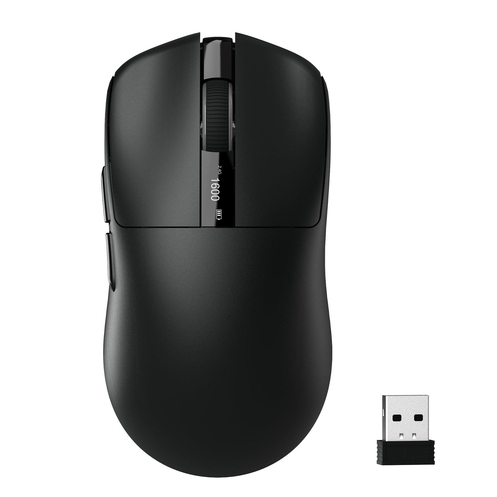 Keymatic Wireless Bluetooth Mouse, 24000DPI Silent Wireless Mice Ultra-Lightweight, LCD Display Driver and RGB Compatible with PC, Mac, Laptop, Tablets