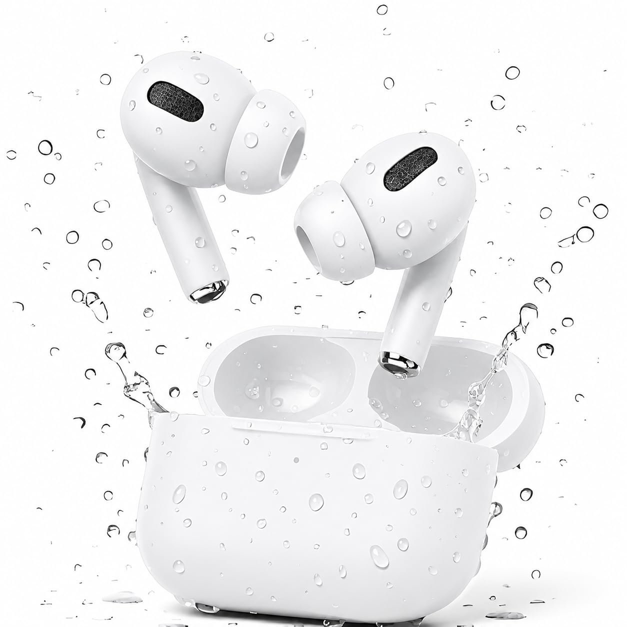 Wireless Earbuds TWS Bluetooth in-Ear Headphones, White