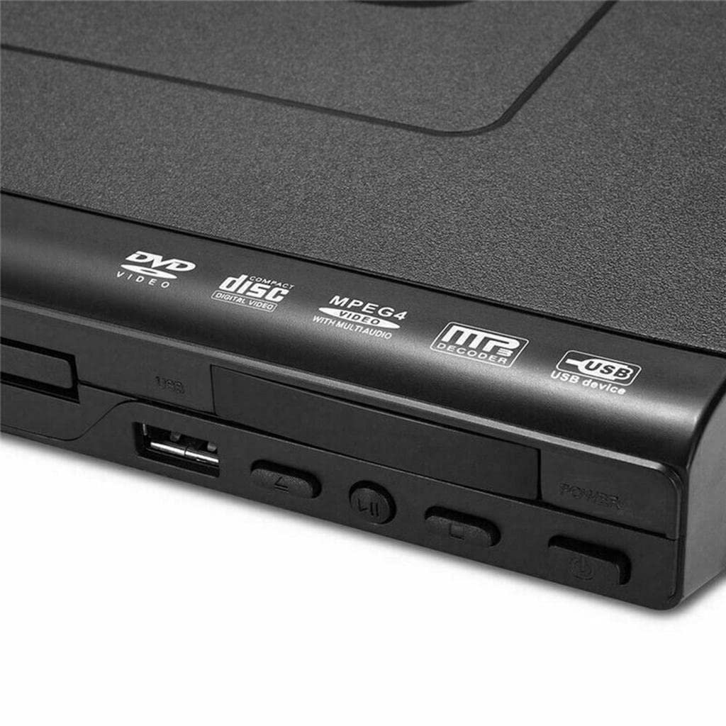 Winti HD DVD Player with HDMI AV Output, USB Playback, CD VCD Music Disc Support, Upscaling Video, 1 Inch Screen, Remote Control, Multi-Format Disc Player for Home Use