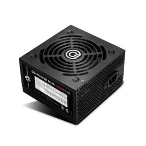 Circle CG RAW Power 400 Watts Gaming SMPS/PSU for Desktop PC | Non-Modular Power Supply | 120mm Silent Fan | Active PFC | Flat Cables | 80 Plus Ready | Gaming & Office PC PSU