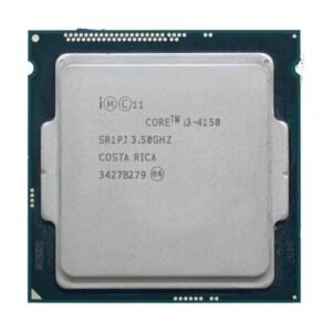 Core i3 4130/4150/4160/4170/4330/4340/4350/4360/4370 4th Generation, 2.9 GHz Upto 3.8 GHz, LGA 1150 Socket, 2 Cores, 4 Threads, 3/4 MB Cache, Desktop Processor, 1 Year Warranty (Silver)