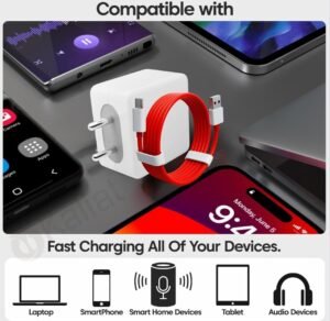 85W Fast Charger with USB-C Cable