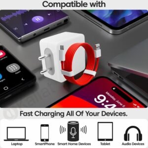 85W Fast Charger with USB-C Cable