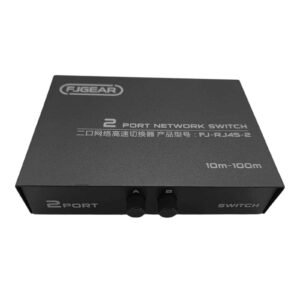 Generic 2Ports Button Network Switch Splitter Hub 2-in 1-Out Or 1-in 2-Out 100M