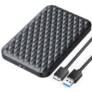 External Hard Drive 500GB USB3.0 High Speed Data Transfer Memory Expansion Data Storage & Portable Backup HDD Compatible with PC, Computer, MacBook, Chromebook.(Cube)(k)
