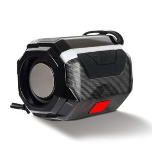Portable Bluetooth Speaker, 10W Wireless Outdoor Subwoofer with Card Support, Black, Stereo Sound Channel