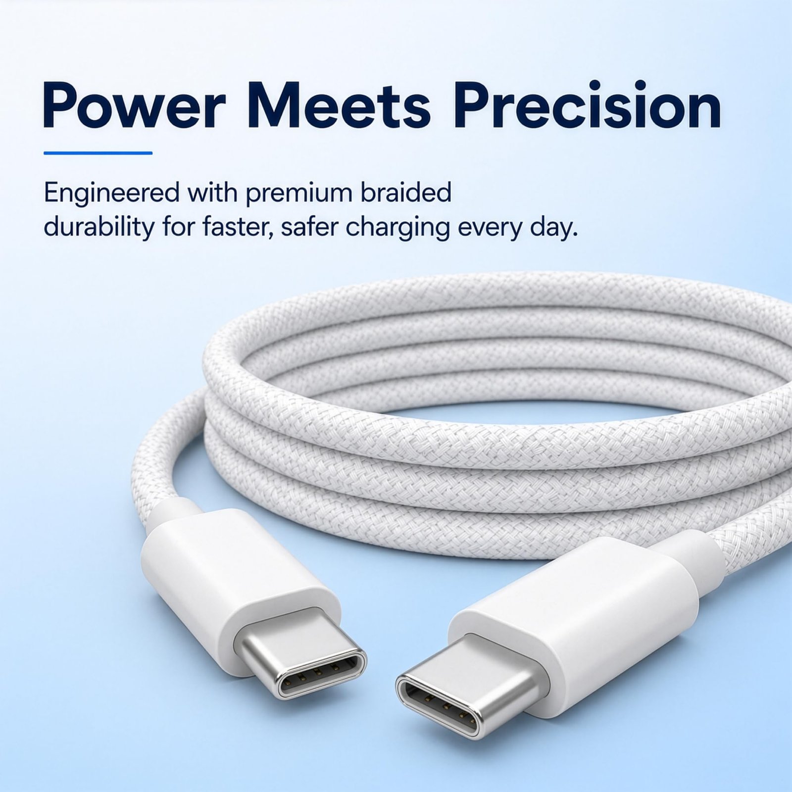 20W USB-C Charger with Type-C Cable Fast Charging for iPhone & iPad Kit