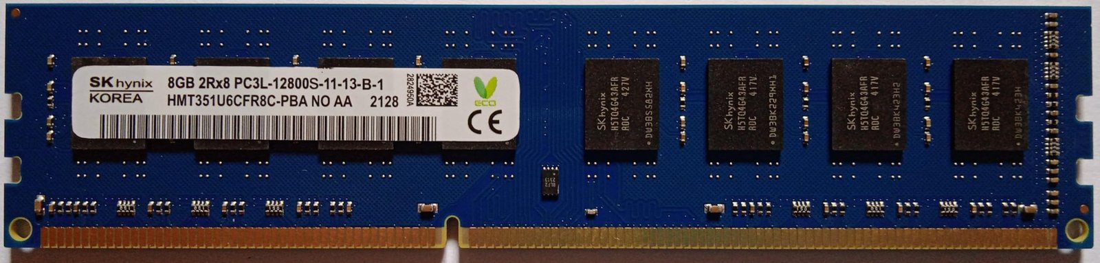 Hynix 8GB DDR3 RAM 1600 Mhz for Desktop PC Computer PC3L-12800U Memory with 3 Years Door Step Warranty (This RAM is NOT for Laptop)