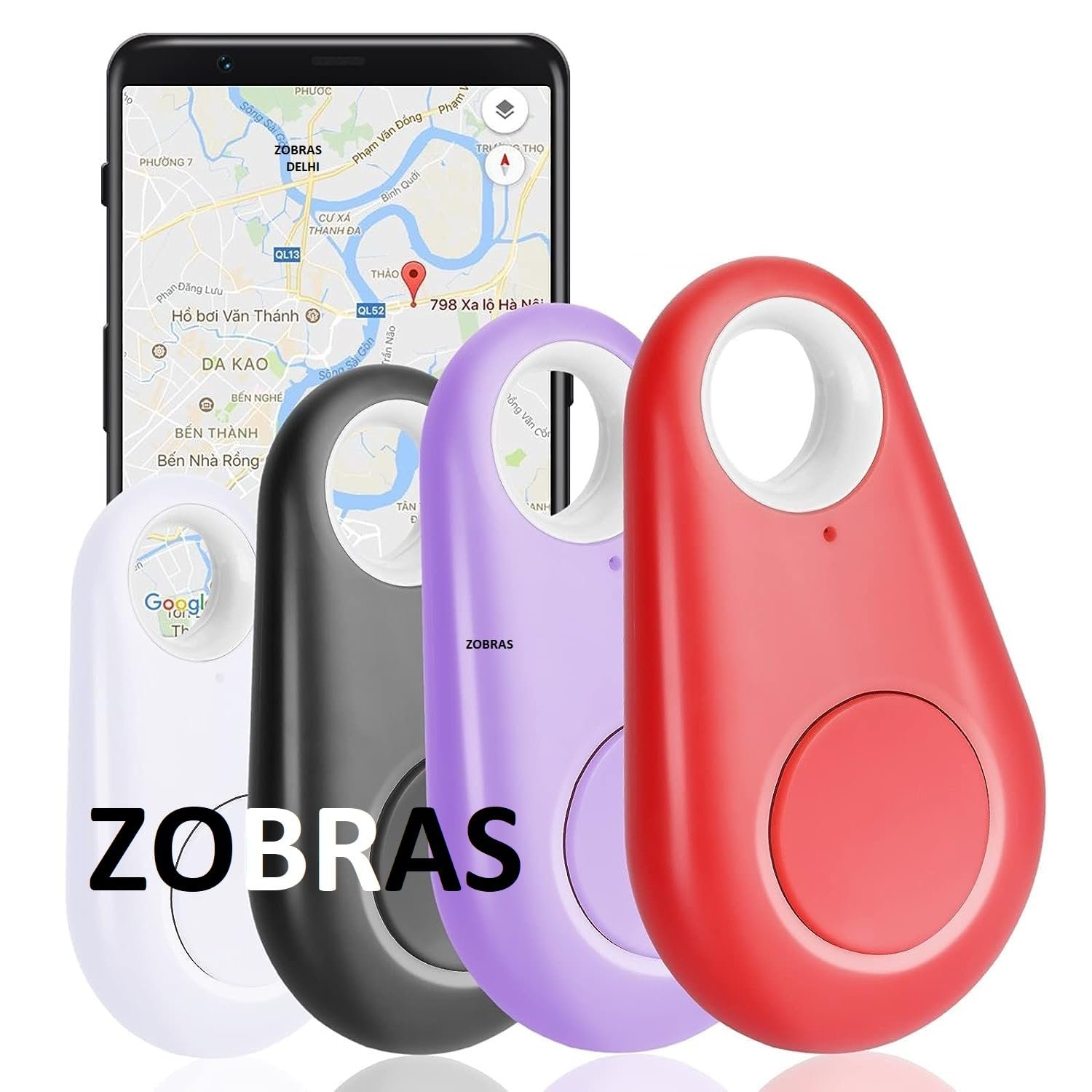 Smart GPS Tracker 1 Peace, Key Finder Locator Wireless Anti Lost Alarm Sensor Device for Kids Dogs Car Keys Wallets Luggage, APP Control Compatible iOS Android