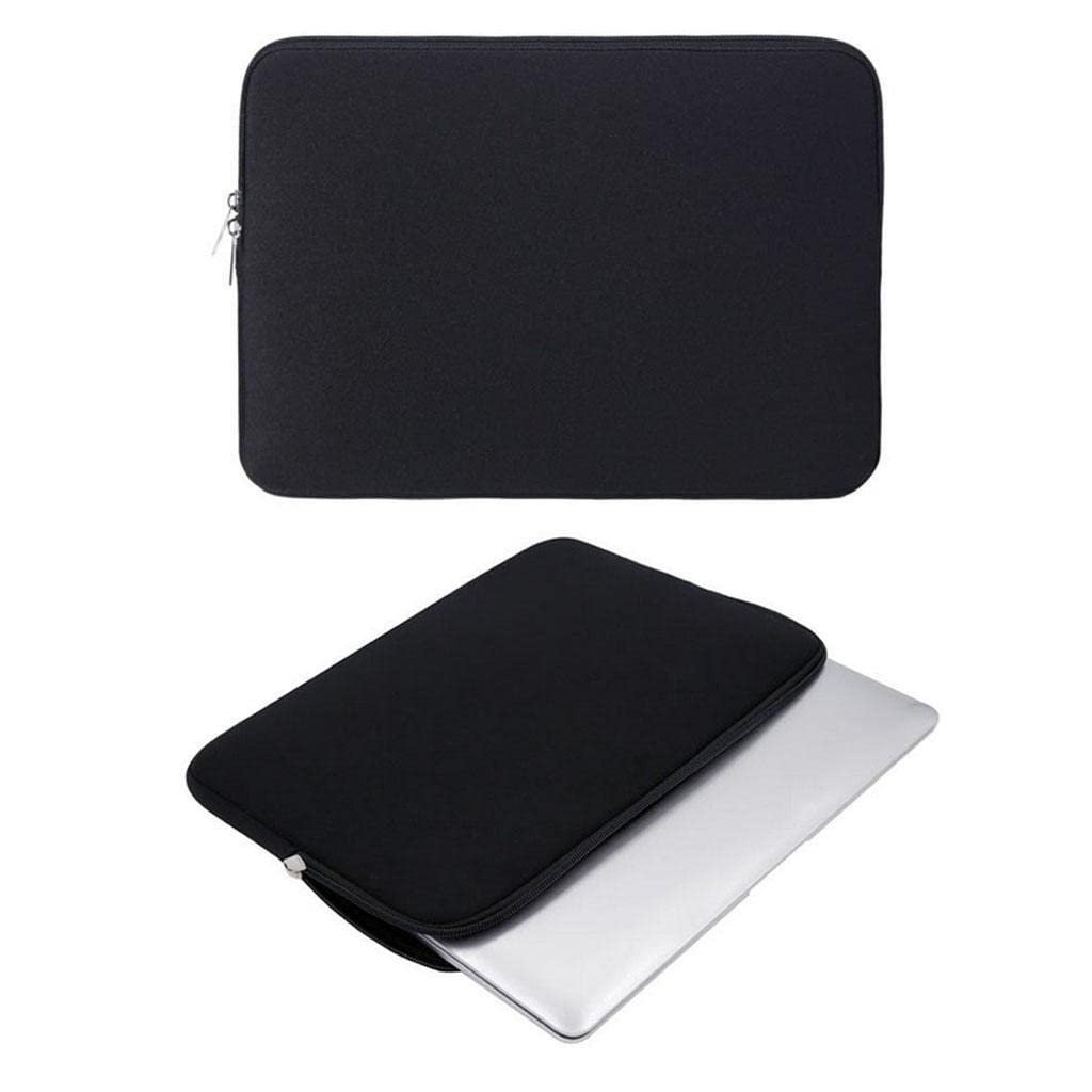 LR Decor Sleeve Storage Bag for Laptop Protective Travel Portable Nylon Pouch Black