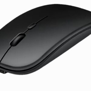 Wireless Mouse, Bluetooth and 2.4G Dual Mode, Rechargeable (Black)