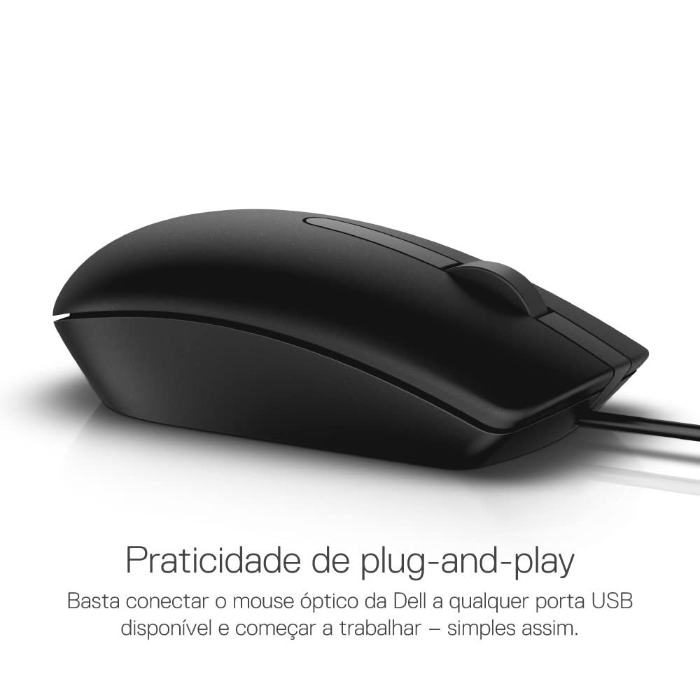 MS116 USB Optical Mouse (Black)