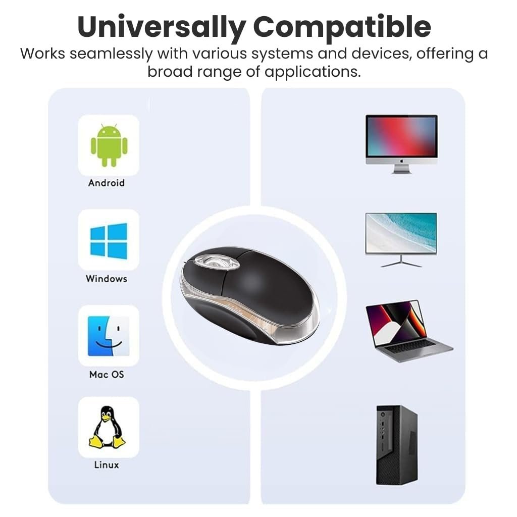 Type-C Mouse Auto Clicker with Type C Connector, Undetectable, Plug and Play, No Software Required, Works On Every Operating System, Works On Laptop, PC, Mac, Phone, Tablet