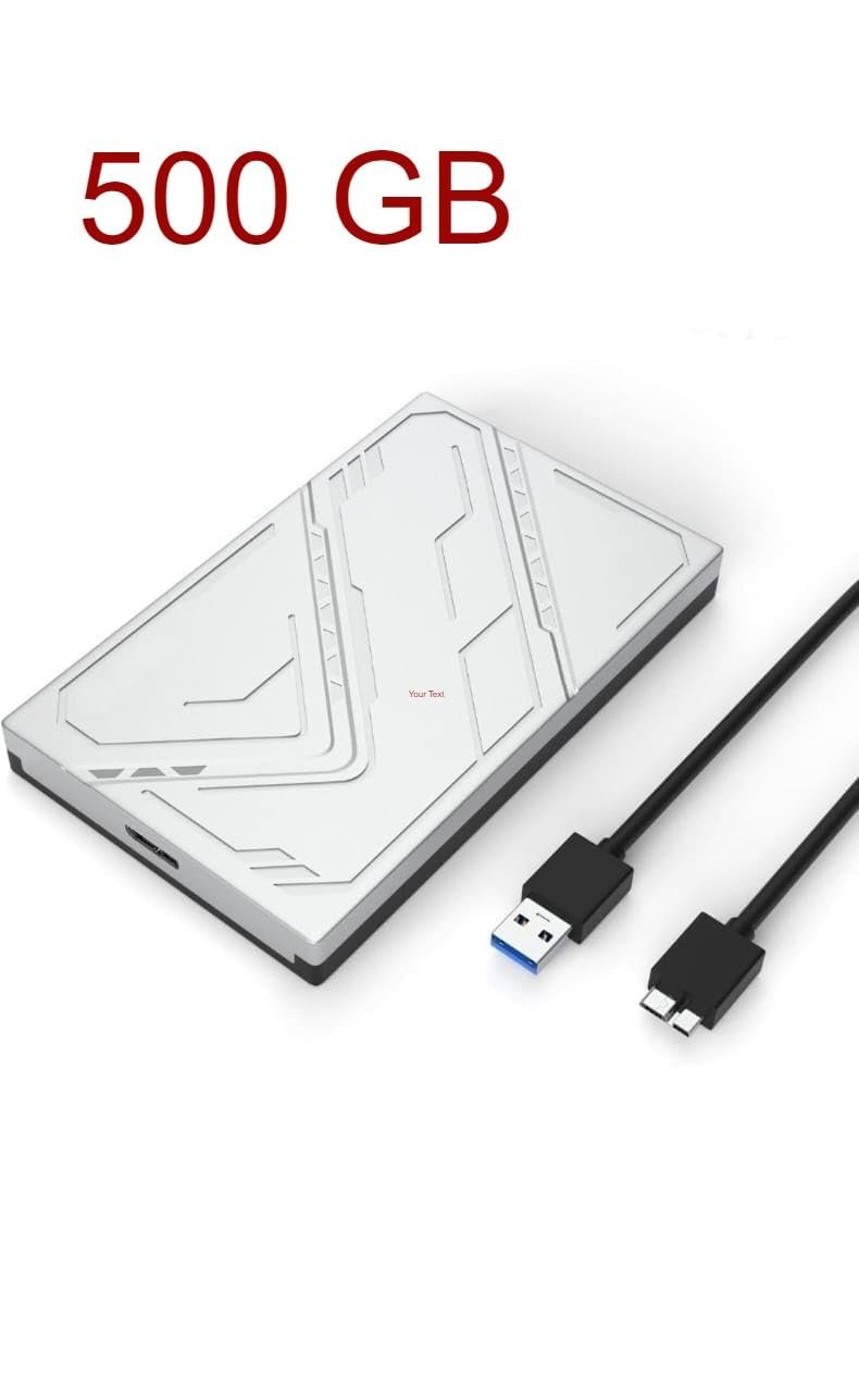 2.5 Inch Portable External harddrive 500GB USB 3.0 HDD for Data Storage