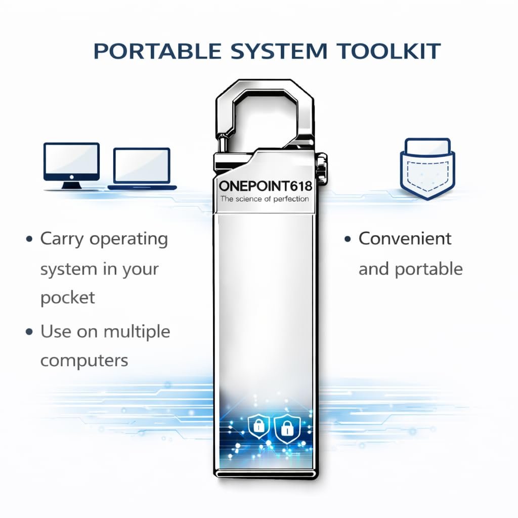 Bootable USB Pendrive for OS Installation | Windows 11 Compatible | System Repair & Recovery Flash Drive for Laptop & Desktop