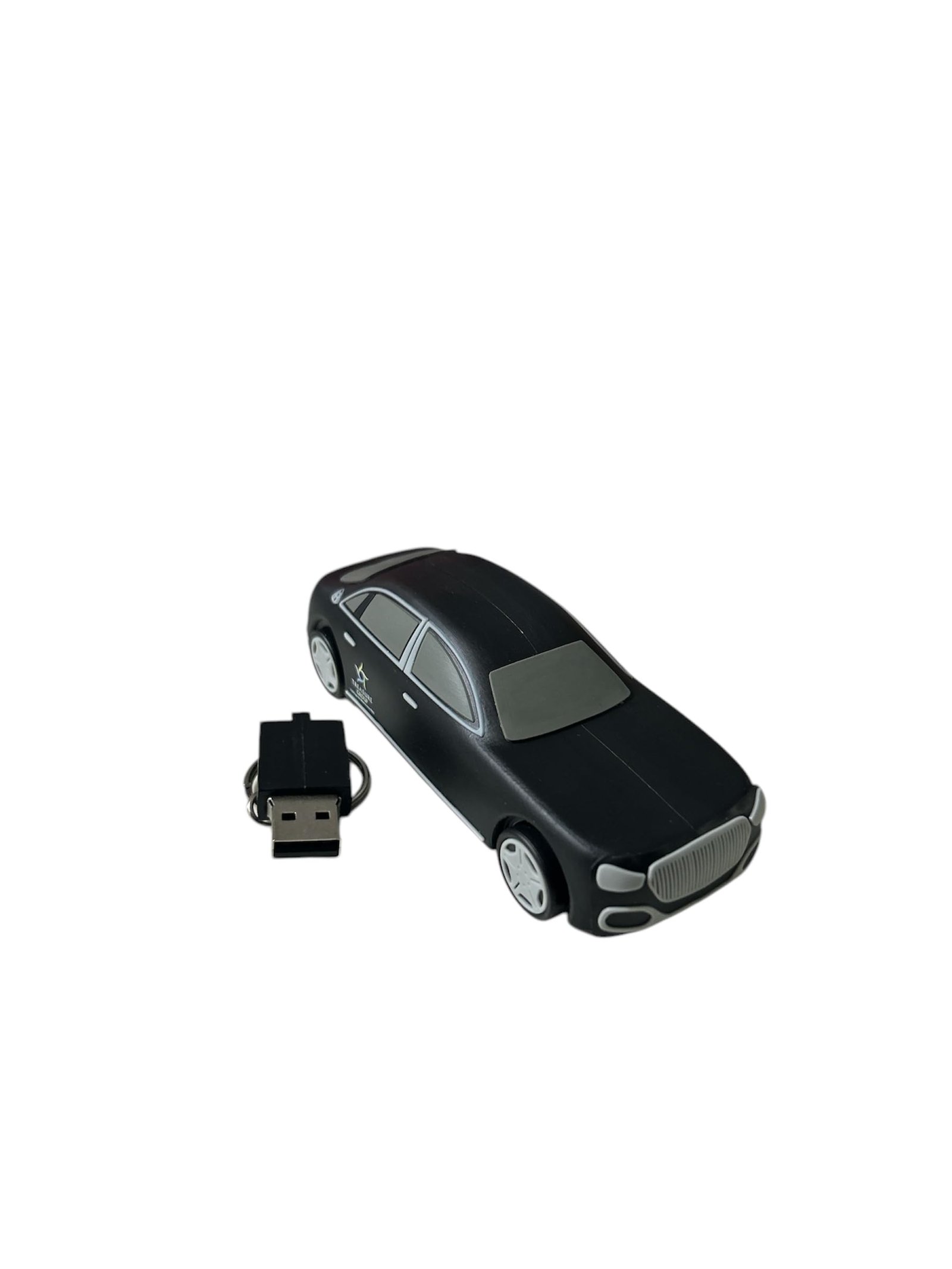 CleverlyGifted® 32GB 2.0 Luxury Car Design USB Flash Drive with Keychain, Black Sedan Shape, Novelty Storage Device, 2.0, Speed Upto 10mbps, Gift Item, Unisex, 1Pc