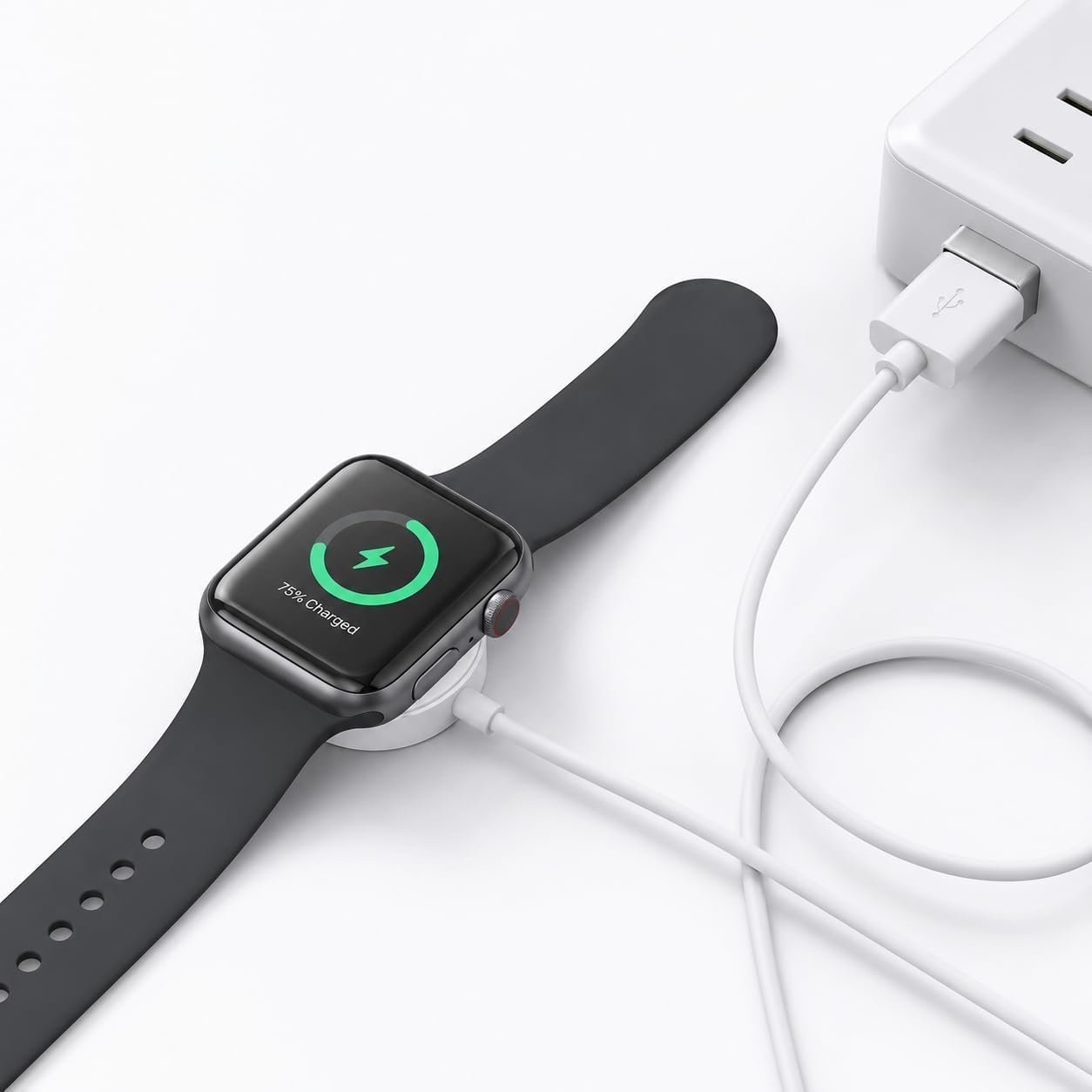 Smart Watch Charger Magnetic Charging Cable Compatible with Smart Watch Magnetic USB Charger for Smartwatch Wireless Charging Dock Cable Compatible