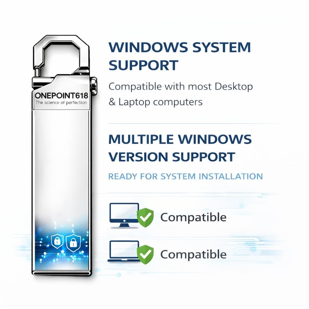 Bootable USB Pendrive for OS Installation | Windows 11 Compatible | System Repair & Recovery Flash Drive for Laptop & Desktop