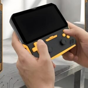 New Classic GS1 Retro Gaming Console with 5.0 Inch HD Screen, Dual Analog Controls, Rechargeable Handheld Video Game Console, Portable Gaming Device, Random Color