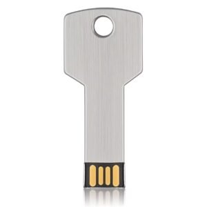 SippyTales Key Shape Pendrive, Interface 2.0, Upto 10mbps, Metal Finish, Grade A Chips, Read/Write Upto 10mbps (16, GB)