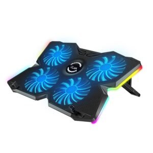 Arctic K25 PRO RGB Laptop Cooling Pad with 4 Motor Fans, 7 Adjustable Height | Black