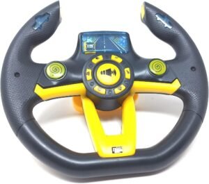 Premium Kids Steering Driving Wheel Funny Interactive Driving Wheel with Music (Multi-Colour) (Z-1)