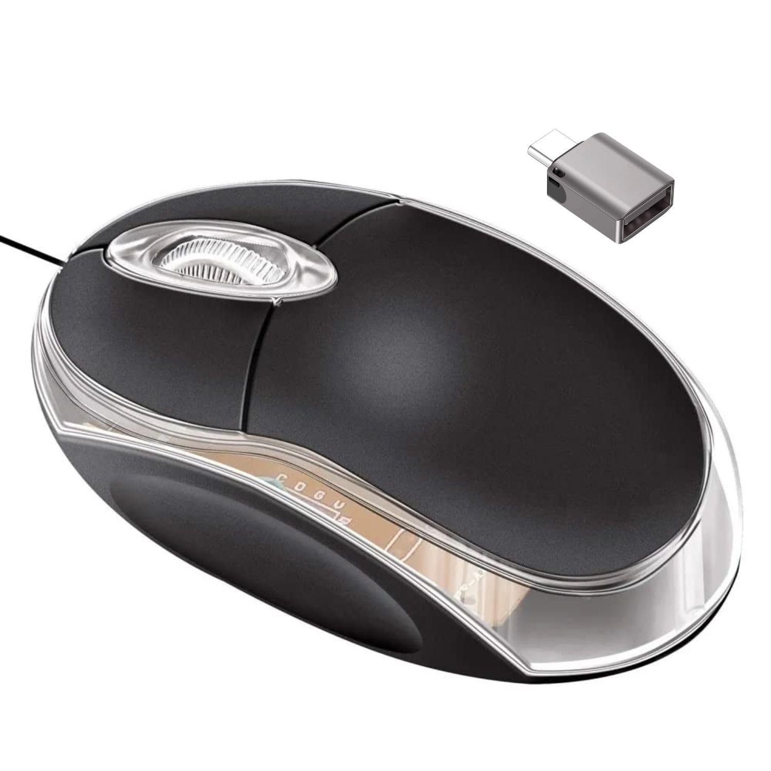 Type-C Mouse Auto Clicker with Type C Connector, Undetectable, Plug and Play, No Software Required, Works On Every Operating System, Works On Laptop, PC, Mac, Phone, Tablet
