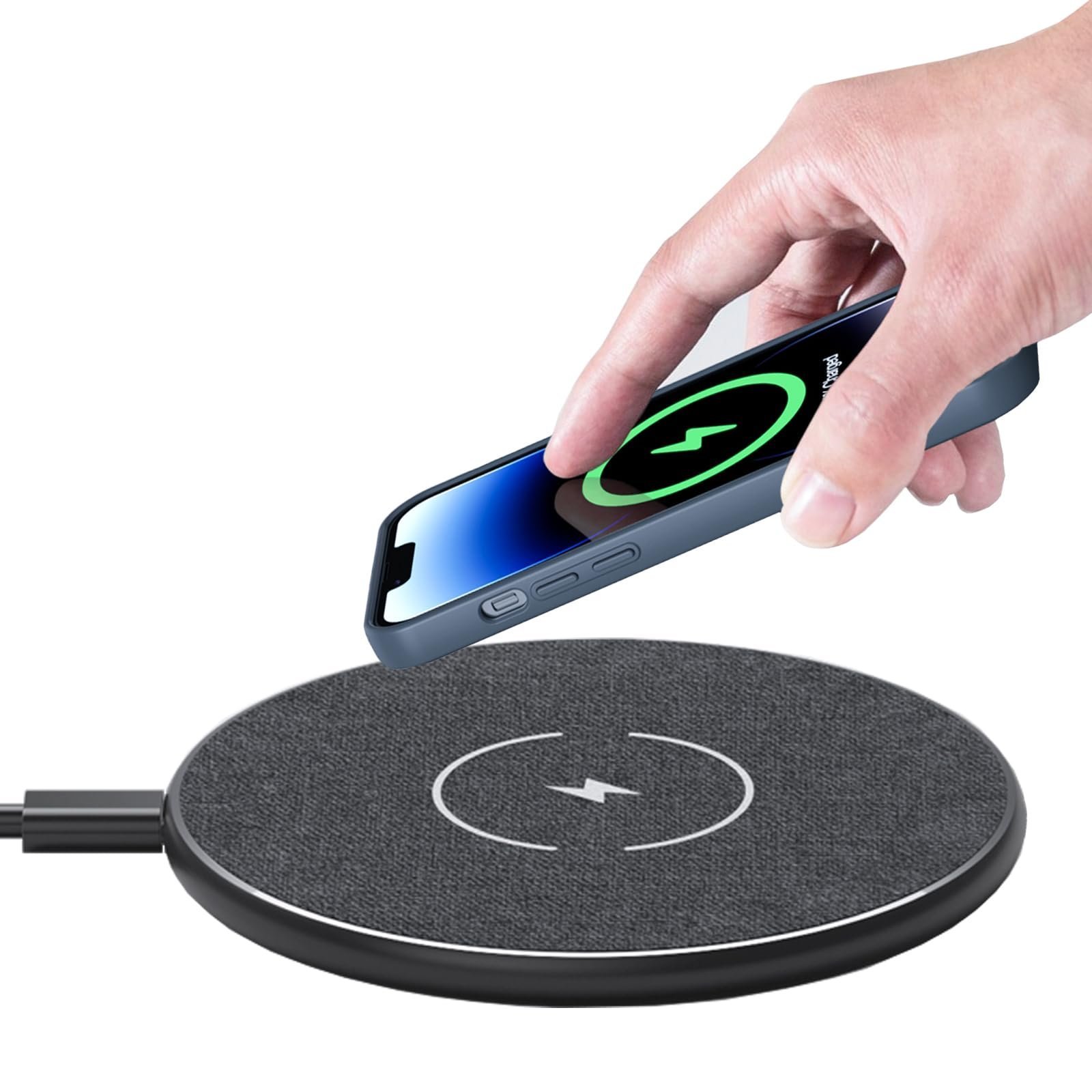 Wireless Charger 30W, 30W Fast Wireless Charging Pad For iPhone 15 14 13 12 11 X 8, Samsung Wireless Charger For Galaxy S24/S23/S22/S21/S20/S10/S9/S8/Note20/10/9/8, Air Pods/Galaxy Buds, Pixel/LG G8 7