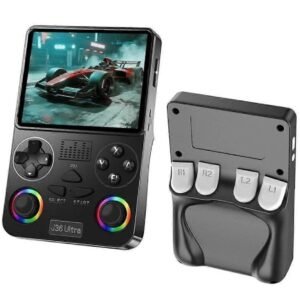 J36 Ultra Handheld Game Console 64GB | Transparent Random Color | RGB Joysticks | Online Multiplayer | Portable Retro Gaming Device