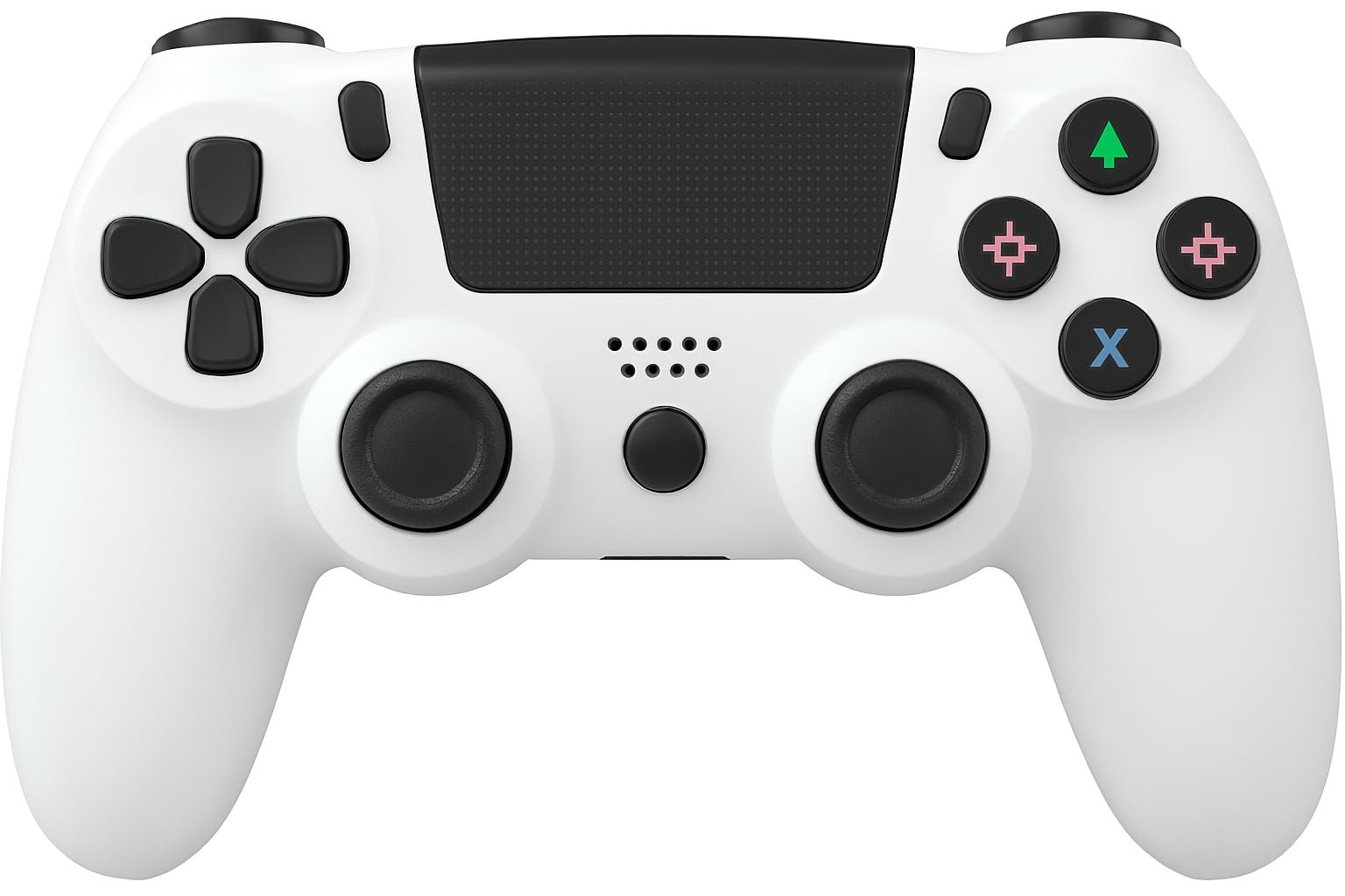 Wireless Pro Controller Compatible with PS-4 /PS-4 Pro/P-S'4Slim Console, Gaming Remote,Bluetooth Controller Wireless Gaming Controllers, with 6-Axis Motion Sensor (White)