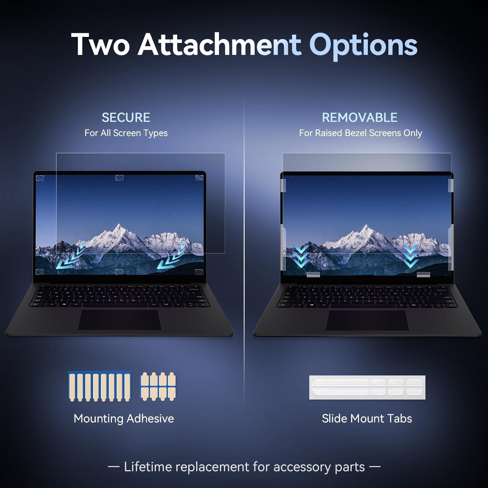 Laptop Privacy Screen Filter 14 Inch 16:9 Aspect Ratio