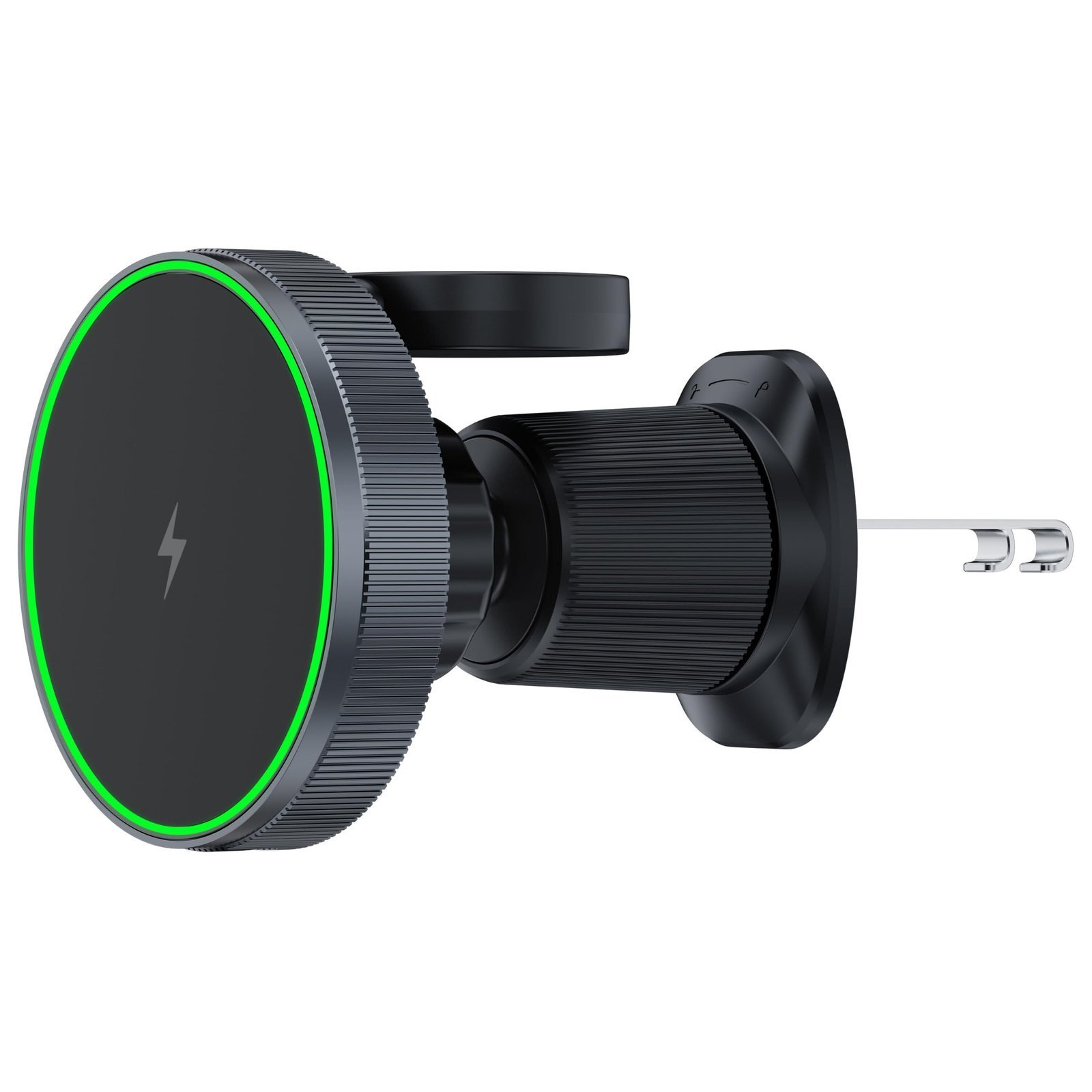 Magnetic Wireless Car Charger Compatible with MagSafe and Qi, 15W