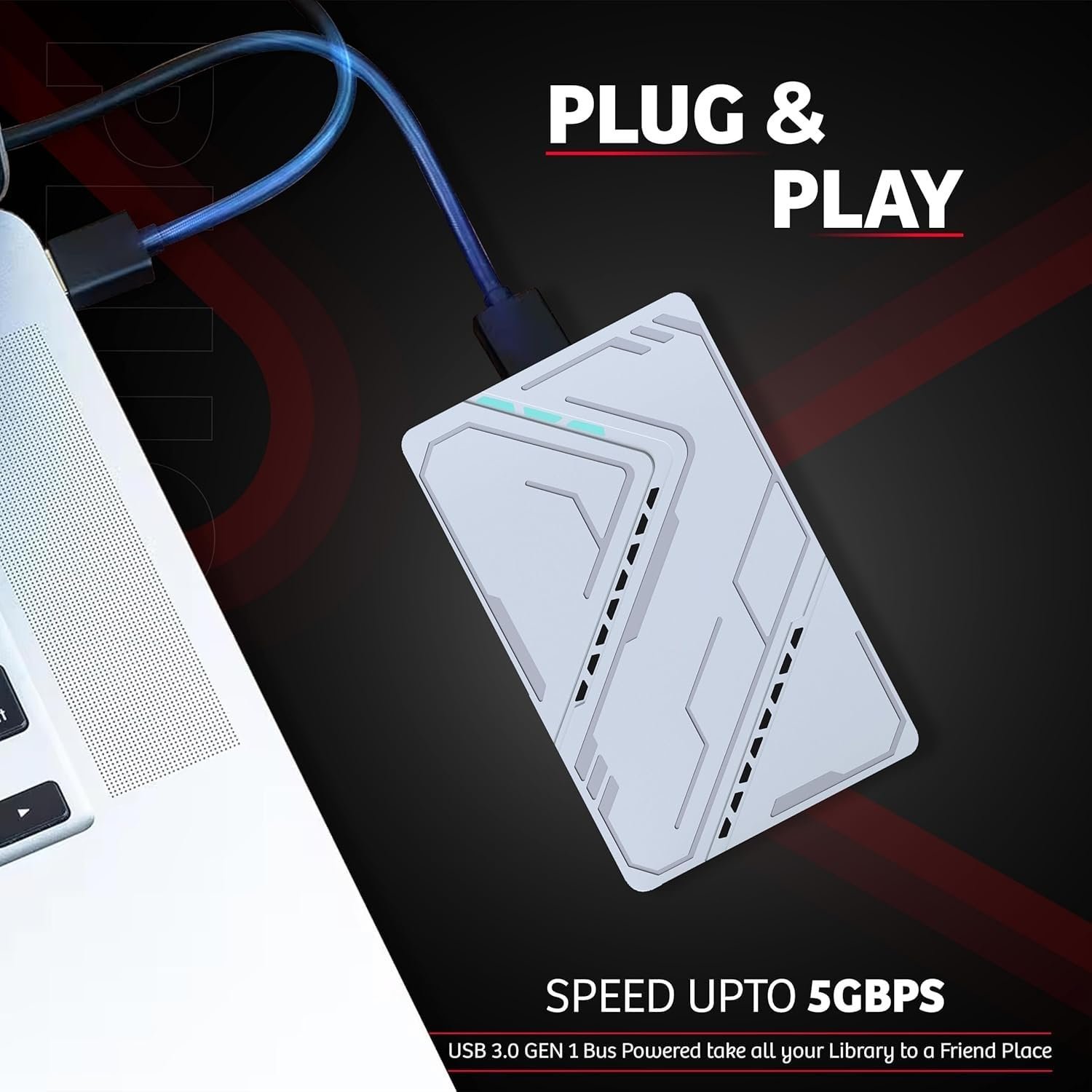 2.5 Inch Portable External harddrive 500GB USB 3.0 HDD for Data Storage