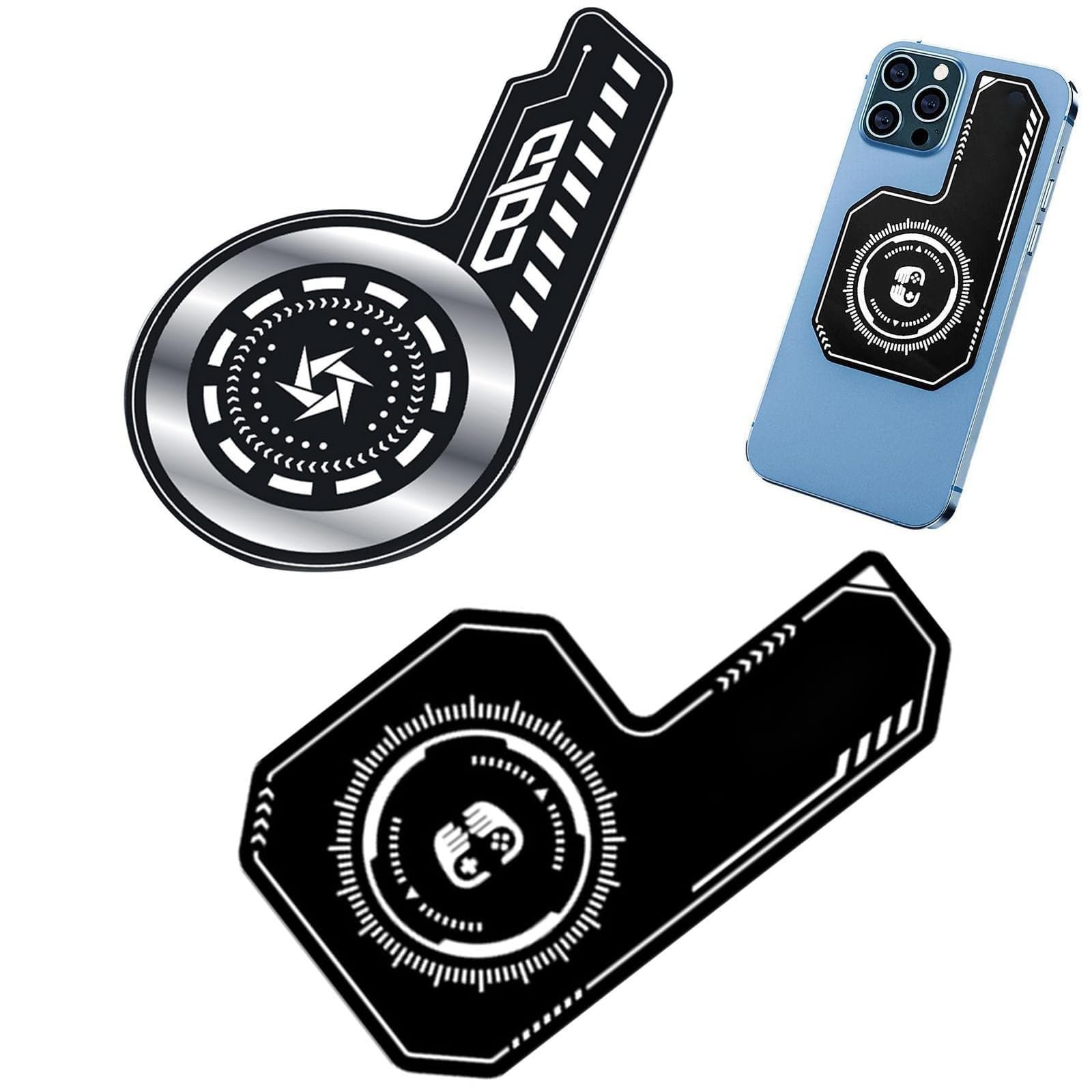 2 Pcs Cooling Pad, Mobile Cooler, Cooling Pad for Mobile, Phone Cooler for Extended Gaming Sessions, Phone Cooler for Heavy Smartphone Usage