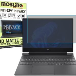 Privacy Matte Anti Spy Screen Guard Compatible With HP Smartchoice Victus (15.6 Inch, 39.6cm, 16:9 Ratio, 1920x1080 Resolution Laptop) Anti Peep Screen Protector Not a Tempered Glass