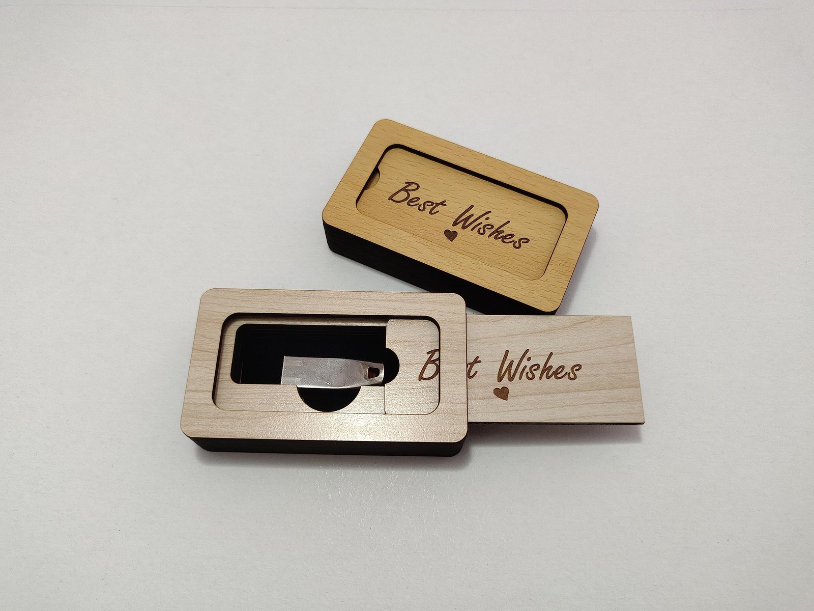 Pendrive Box Off-White (Best Wishes)