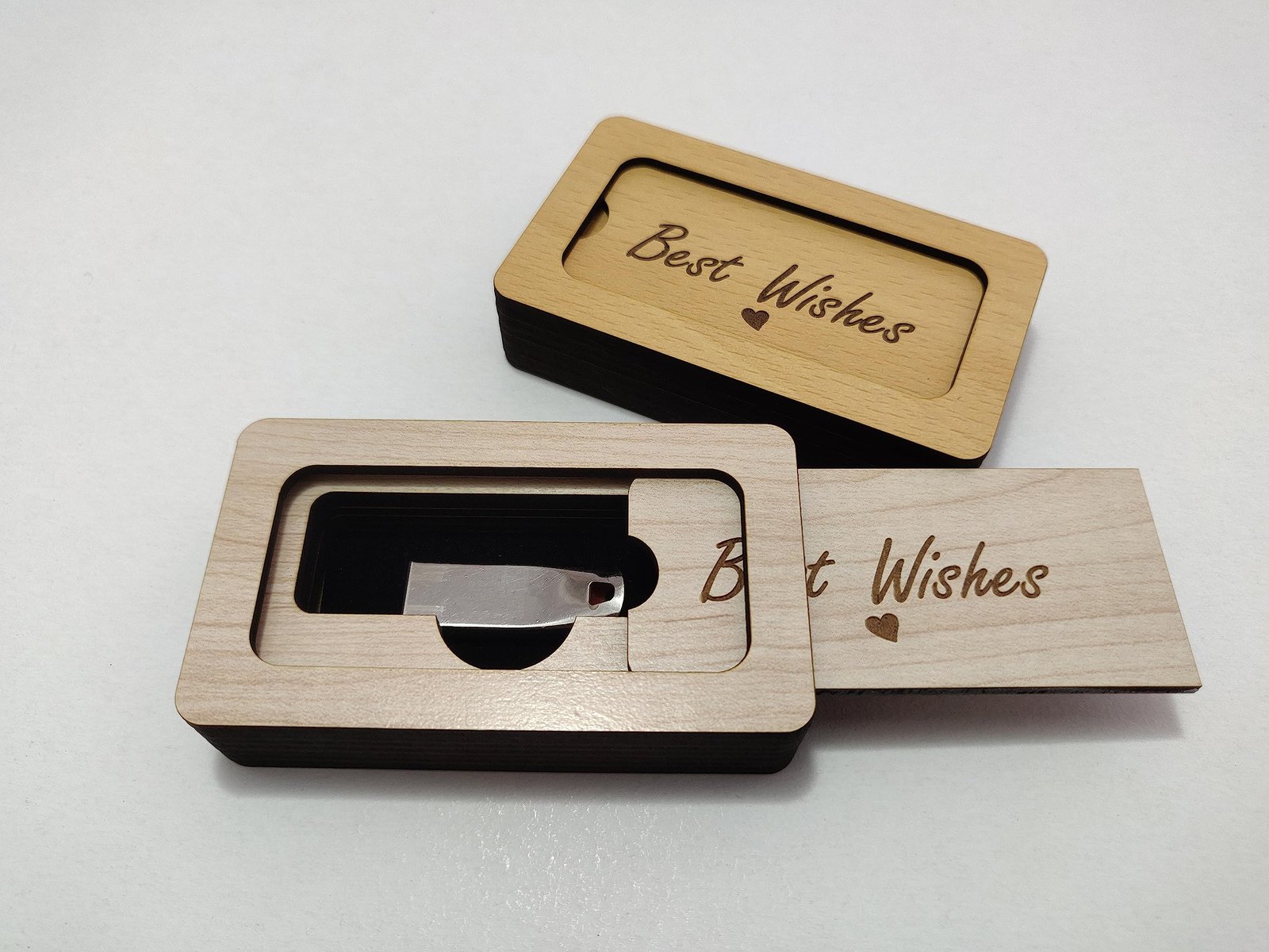 Pendrive Box Off-White (Best Wishes)