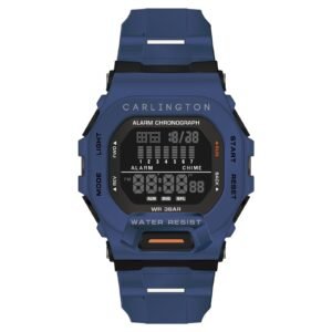 Digital Sports Watch, Dual Time, Alarm, Calendar, Stopwatch, Water-Resistant, Shock-Resistant, Back Light Display. The Perfect Watch for Men - CT 2106